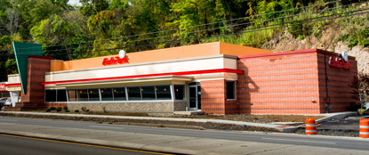 Construction is completed for the new Banksville Eat’n Park.