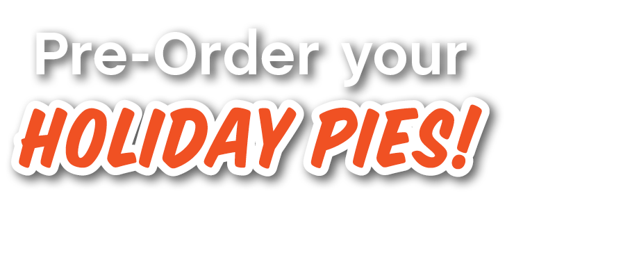 Pre-Order Your Holiday Pies