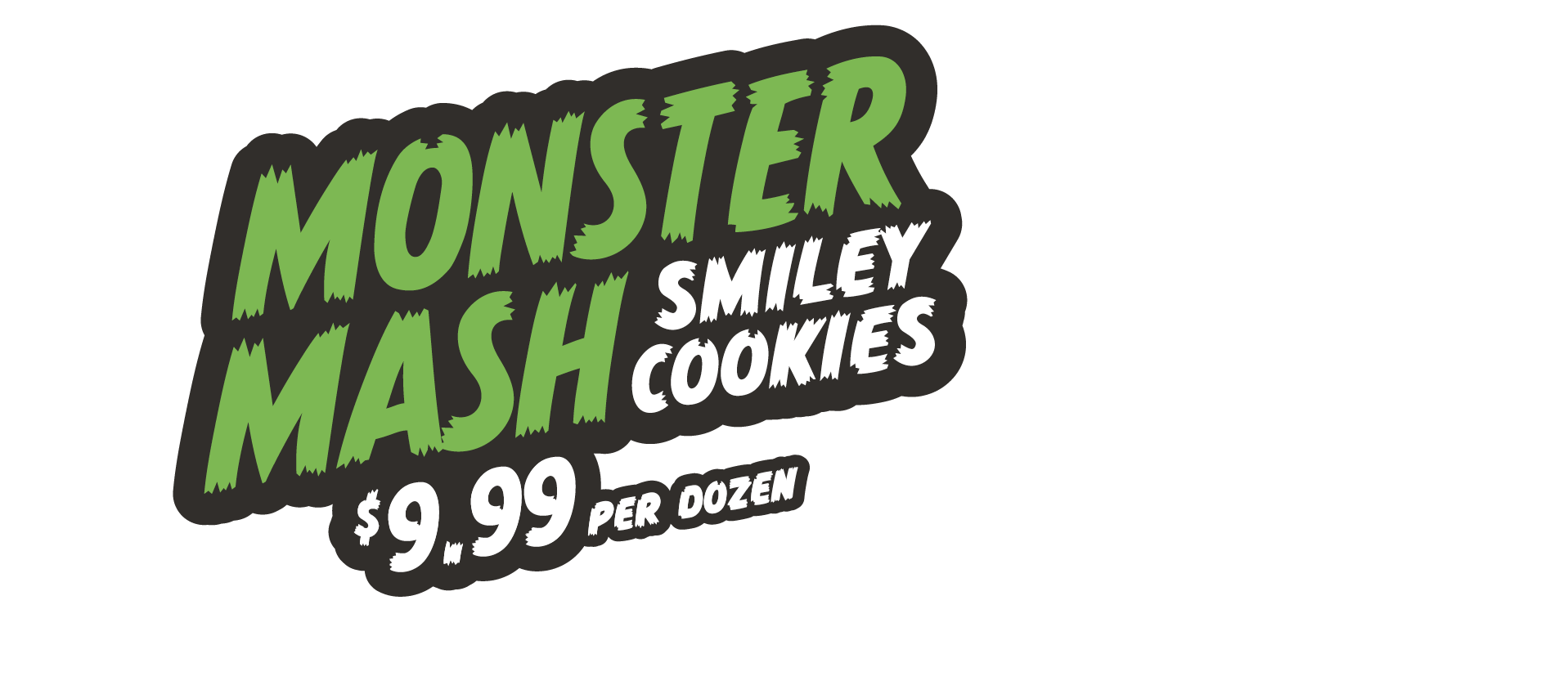 Monster Mash Smiley Cookies