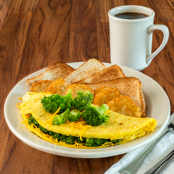 Broccoli & Cheese Omelet