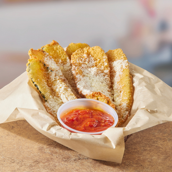 Hand-Breaded Zucchini