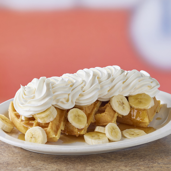 Bananas Foster Waffle