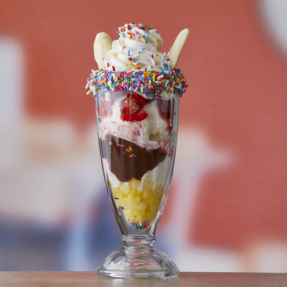 Banana Split Sundae