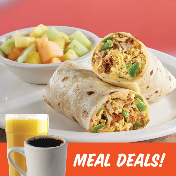 Chorizo Breakfast Wrap Meal Deal