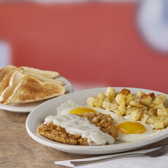 Country Fried Steak & Eggs