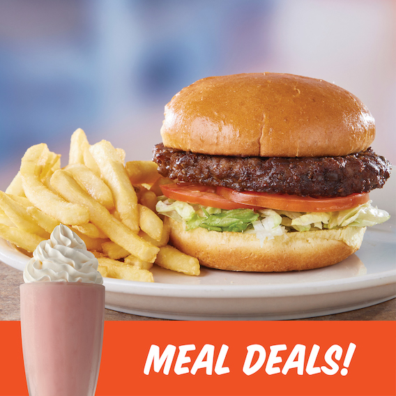 Classic Burger (No Cheese) Meal Deal