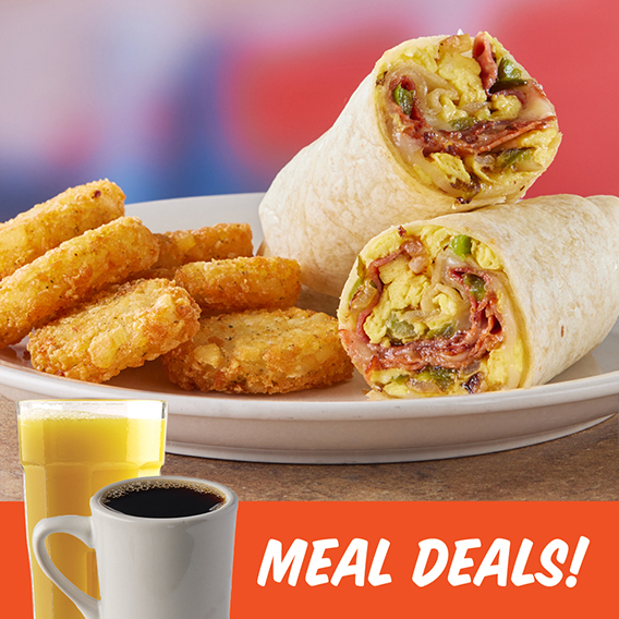 The Italiano Breakfast Wrap Meal Deal