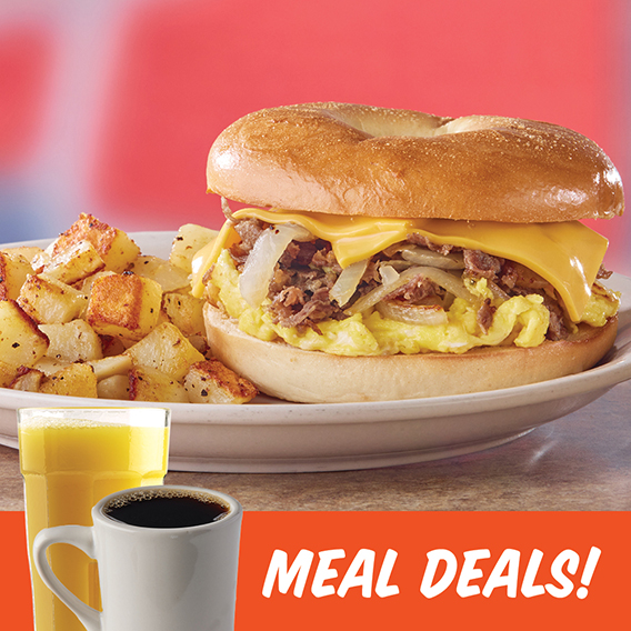 Philly Steak'n Egg Scrambler Meal Deal