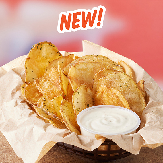 Housemade Ranch Potato Chips Appetizer