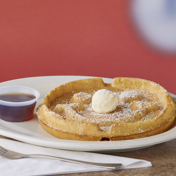 Smiley Belgian Waffle