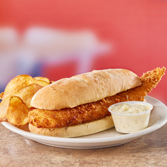 Whale of a Cod Fish Sandwich