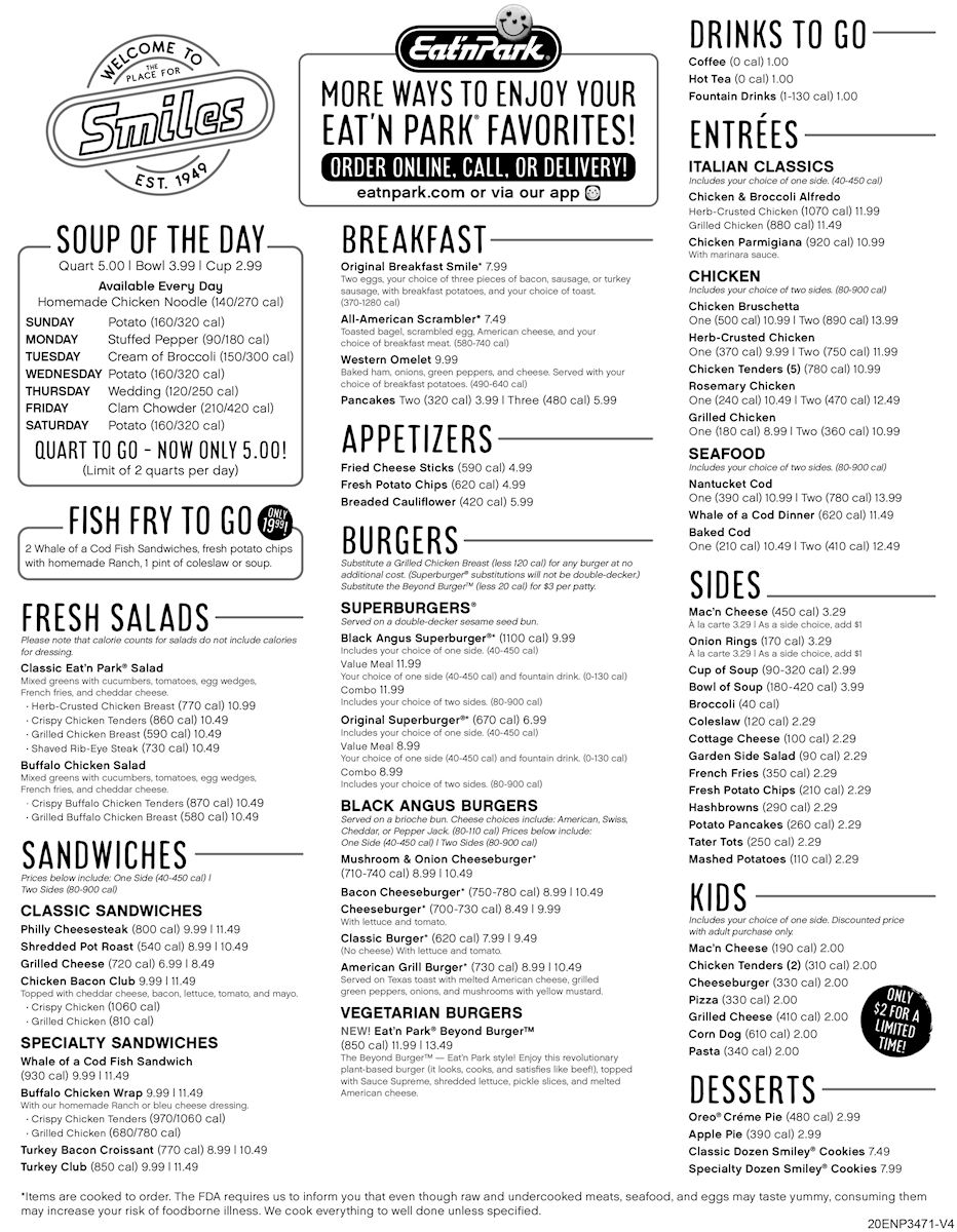 new burgers menu